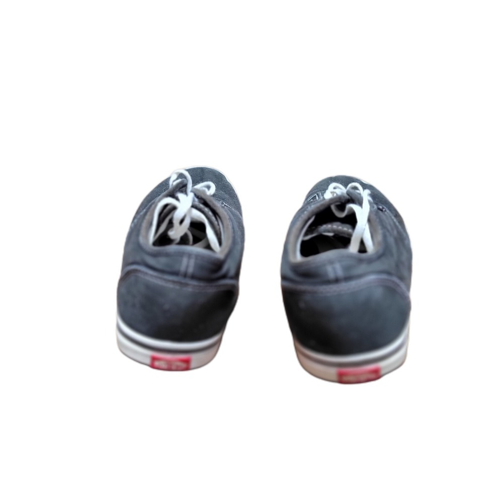 Vans Atwood Low‎ Black Canvas Sneakers Womens Low Top Skate Shoes Black White - Picture 5 of 7